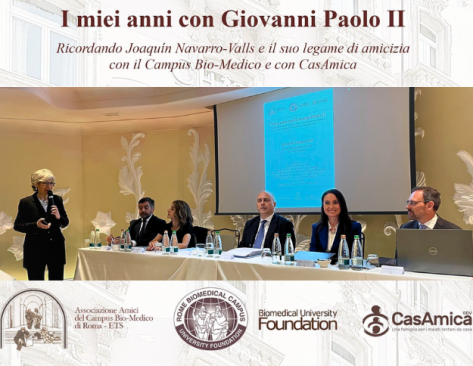 Un omaggio alla memoria di Joaquín Navarro-Valls, cofondatore della Biomedical University Foundation